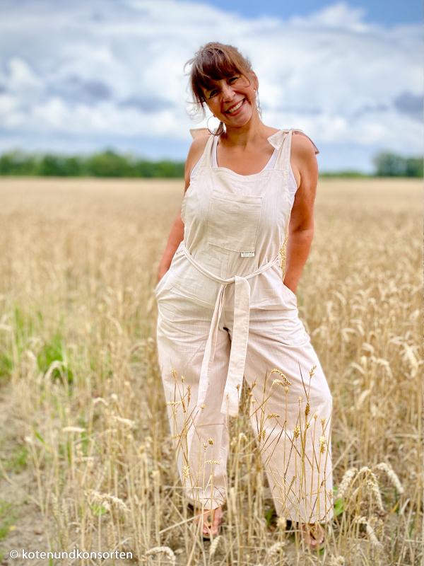 Baumwolle - Sanna - melliert - natur - beige